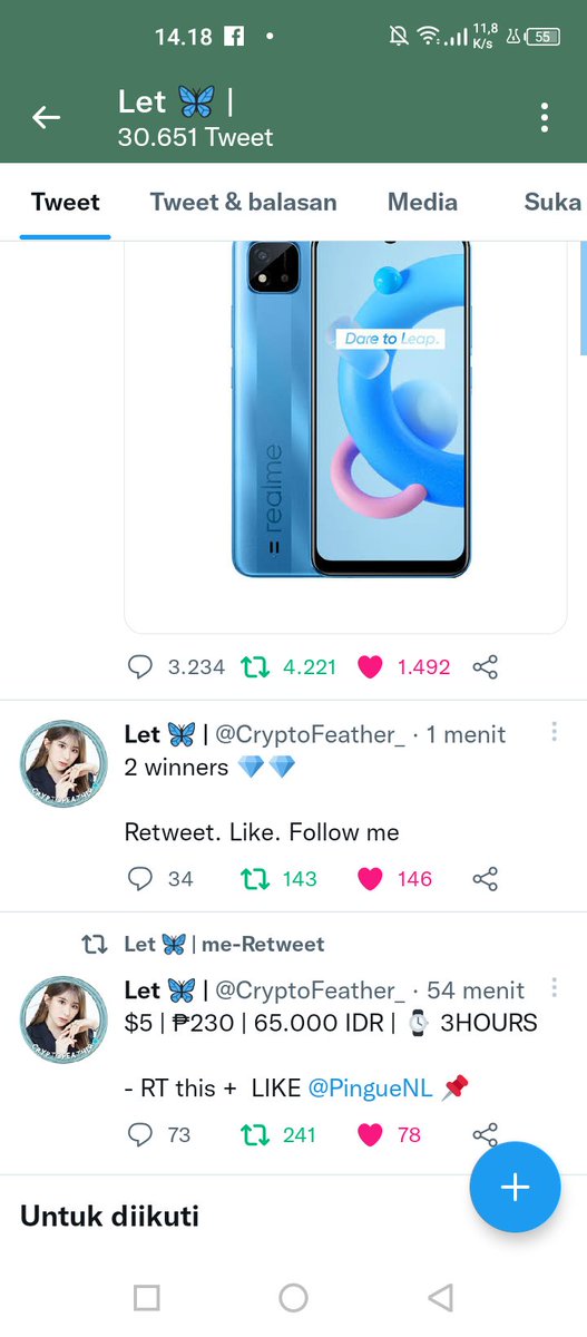 BundaFa12569799's tweet photo. @CryptoFeather_ Done https://t.co/5w7zKnrvFa