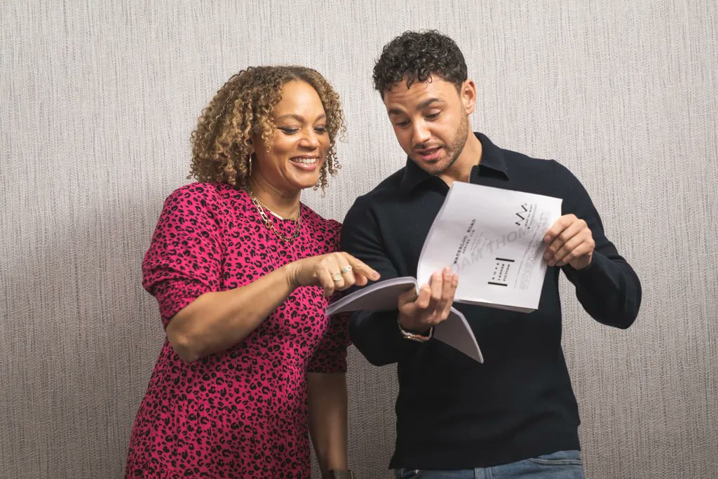 NEW: Angela Griffin (Kim Campbell), Adam Thomas (Donte Charles) and Katie Griffiths (Chlo Charles) are all returning to #WaterlooRoad! (Picture credit: Paul Husband)