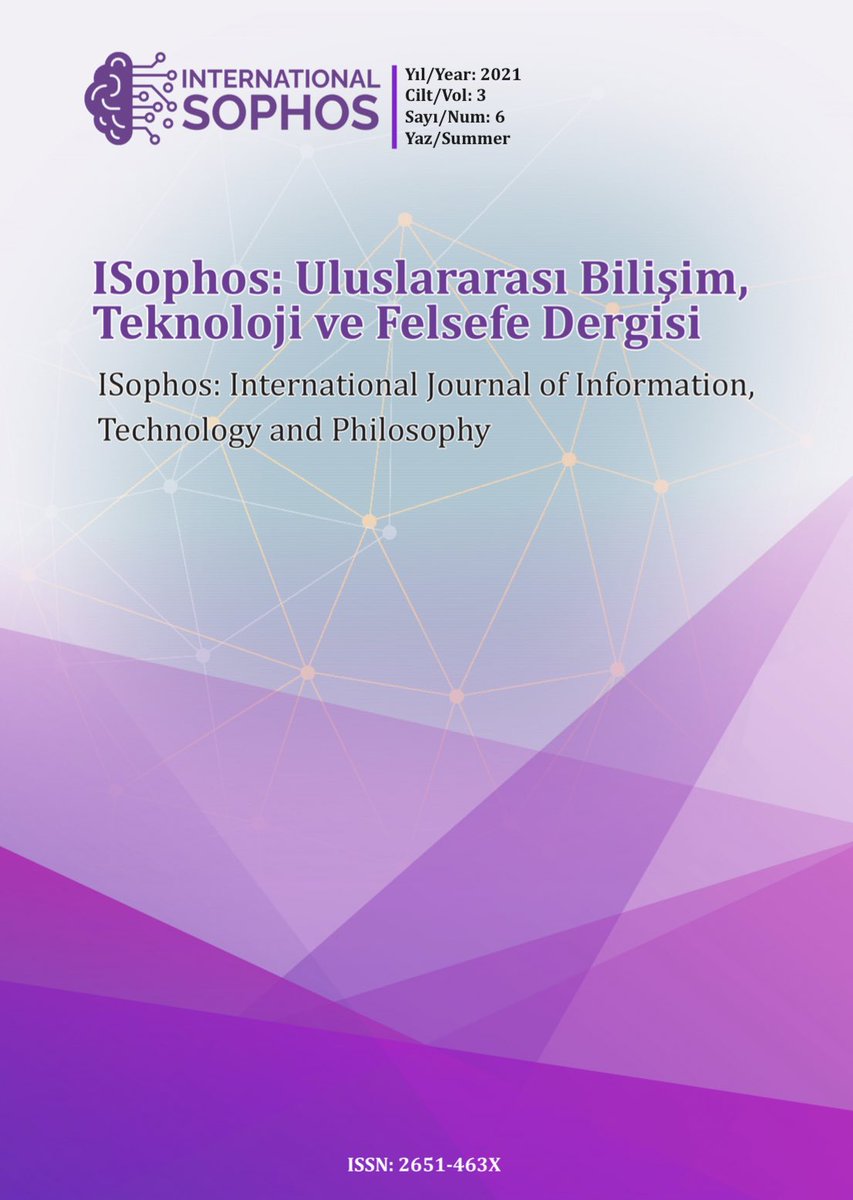 i_sophos's tweet photo. ISophos: Uluslararası Bilişim, Teknoloji ve Felsefe Dergisi’nin 6. sayısı yayımlandı.
https://t.co/j9zCGgvinG https://t.co/dRddqV4m0r