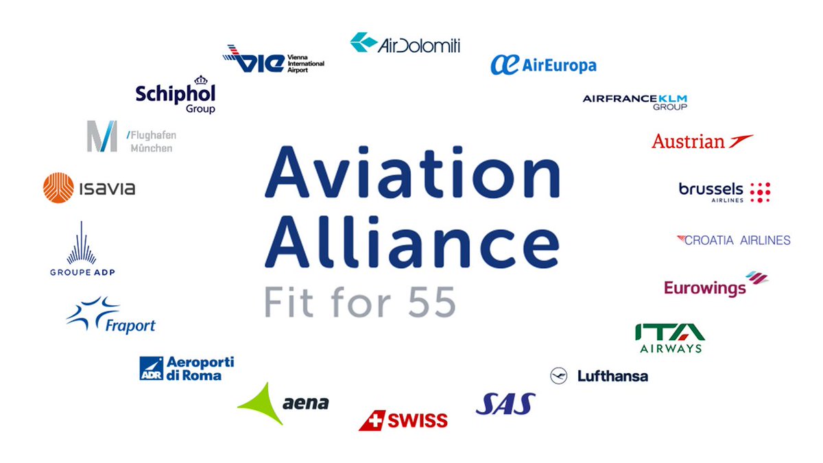 The #AviationAlliance, grouping European Airlines and Airports being committed to making the @EU_Commission's #Fitfor55 package a success, has developed concrete proposals to prevent competitive distortion and carbon leakage: 👉 aviationalliance.eu