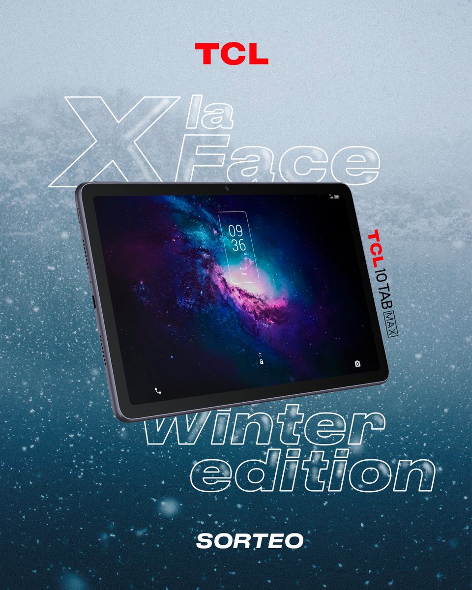 tclmobilees's tweet image. SORTEAZO X LA FACE🙃
¡Vuelve el sorteo más random de TCL en modo invernal! ⛄❄️⛷️ Hoy… ruido de 🥁… puedes llevarte una #TCL10TABMAX

Participa:
🥶 Síguenos @tclmobilees y Haz RT
🥶 Comenta con el hashtag #TCLXLAFACE qué fue lo más random que te ha pasado en este inicio de año.