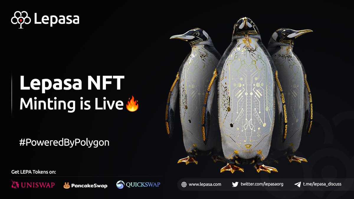 Lepasaorg's tweet photo. 🔥 #𝐋𝐞𝐩𝐚𝐬𝐚 𝐍𝐅𝐓 𝐌𝐢𝐧𝐭𝐢𝐧𝐠 𝐢𝐬 𝐋𝐢𝐯𝐞 𝐍𝐨𝐰 🔥

Hold your breath! The wait is over. Be the early bird to catch the magnificent #LepasaPolqueen✨

👉 https://t.co/1oZiGT0aCM

Reminder: Our IDO was sold in 45 seconds🚀

#PoweredByPolygon @0xPolygon @_PolygonStudios https://t.co/phsYidmCX7