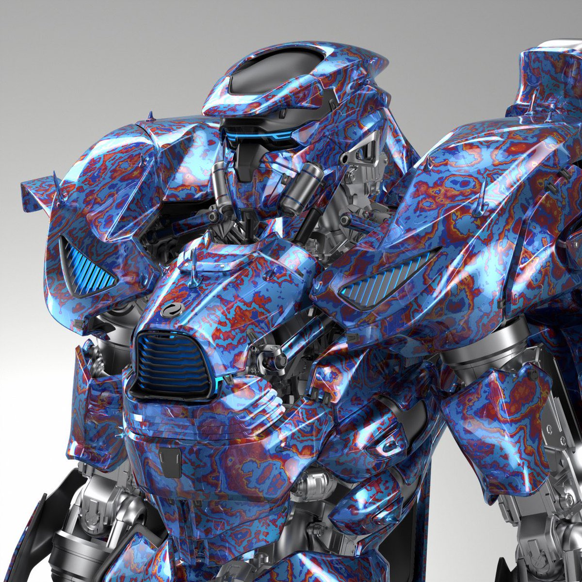 GRAYCRAFTnft's tweet photo. Holy! Welcoming Captain @JohnTerry26 into the fleet!
A Mech dressed in @ChelseaFC colours? ๐ค๐ฅ๐ https://t.co/T3p4oh7WXm