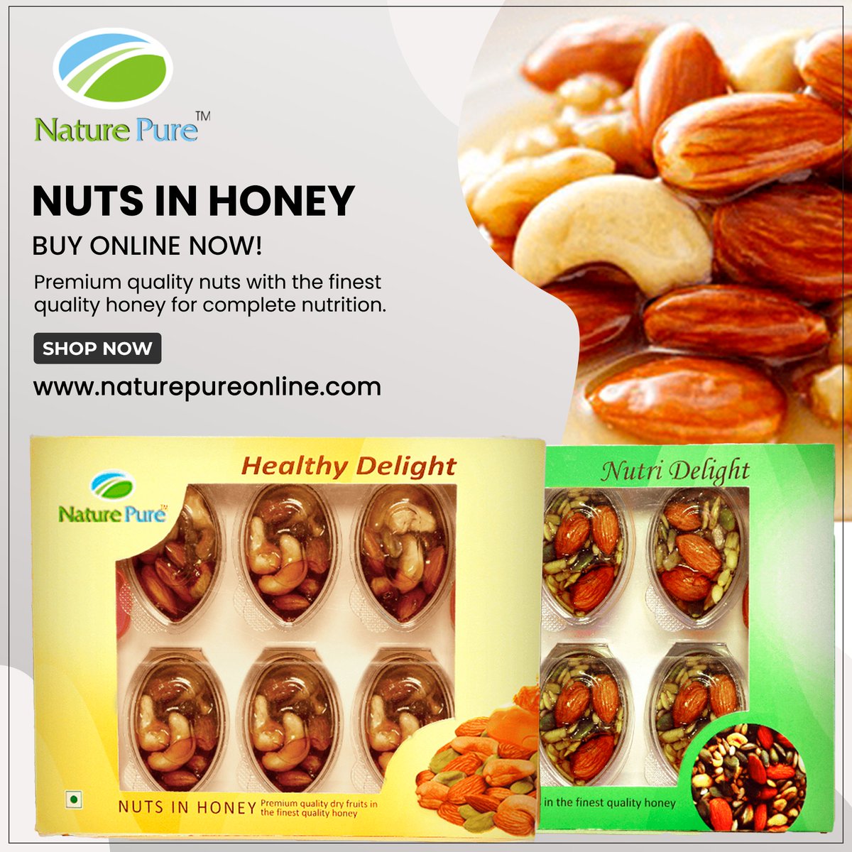 NaturePure's tweet image. BUY NATURE PURE NUTS IN HONEY ONLINE NOW!
naturepureonline.com

Nature Pure Nuts in Honey is a delicious alternative to satisfy your sweet tooth.

#beekeeper #honeycomb #honeybees #food #maduasli #nuts #badam  #almonds #nuts #healthyfood