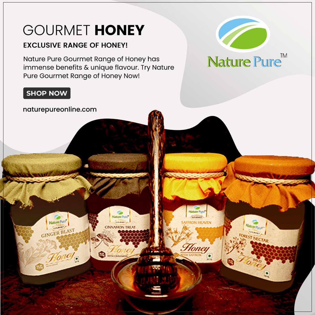 NaturePure's tweet image. BUY THE EXCLUSIVE RANGE OF NATURE PURE GOURMET HONEY ONLINE NOW!
naturepureonline.com

Nature Pure Gourmet Range of Honey has immense benefits and unique flavour.

#honey #bee #bees #beekeeping #madu #love #nature #savethebees #honeybee #beekeeper