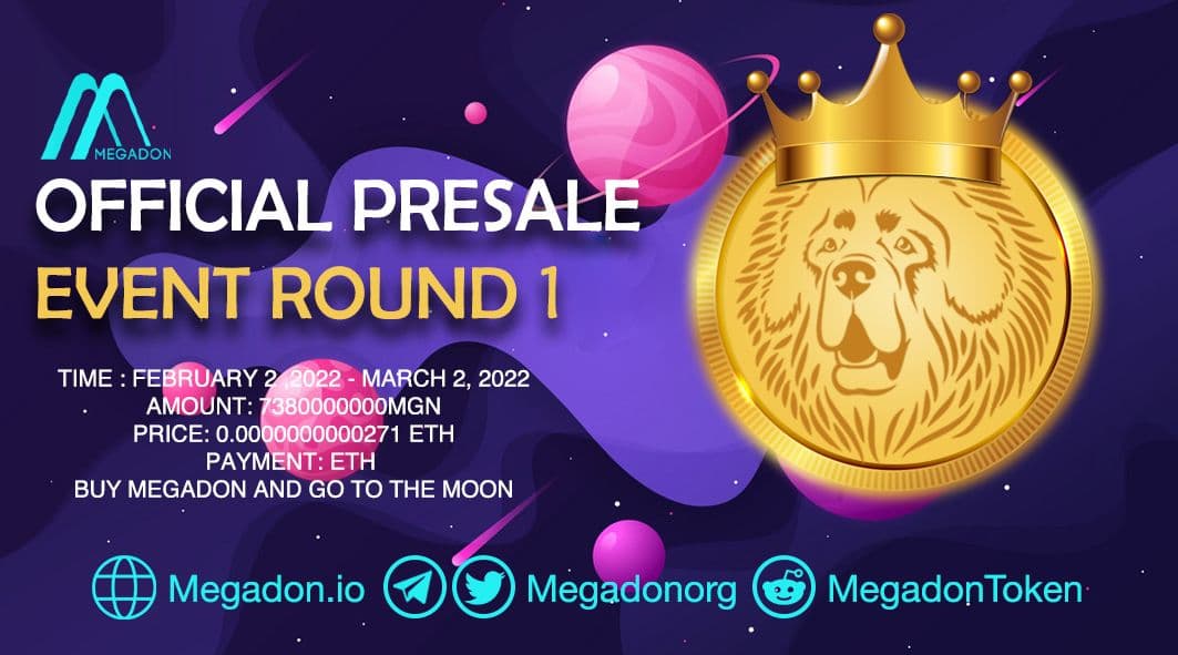⚜️Put the Megadon Token on your watch list ⚜️

📊📈High probability of pumping in the upcoming years. For more information check the MEGADON website. 

✨GET YOUR TOKENS NOW!
🚀🚀🚀🚀