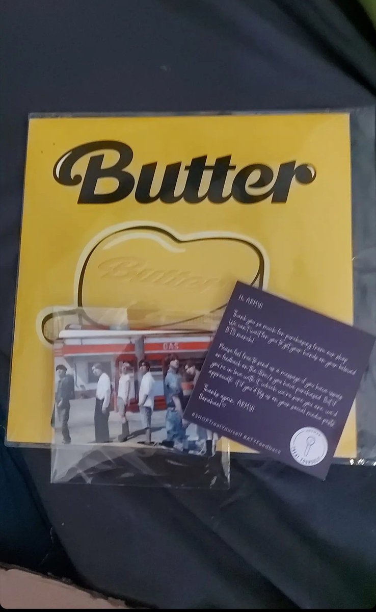 apofkingbangpo's tweet photo. Yayyy Butter album agenda almost complete (Bilang Butter era ako naging Army).
Tysm @ATreatyourself! https://t.co/WDBf4zCobz