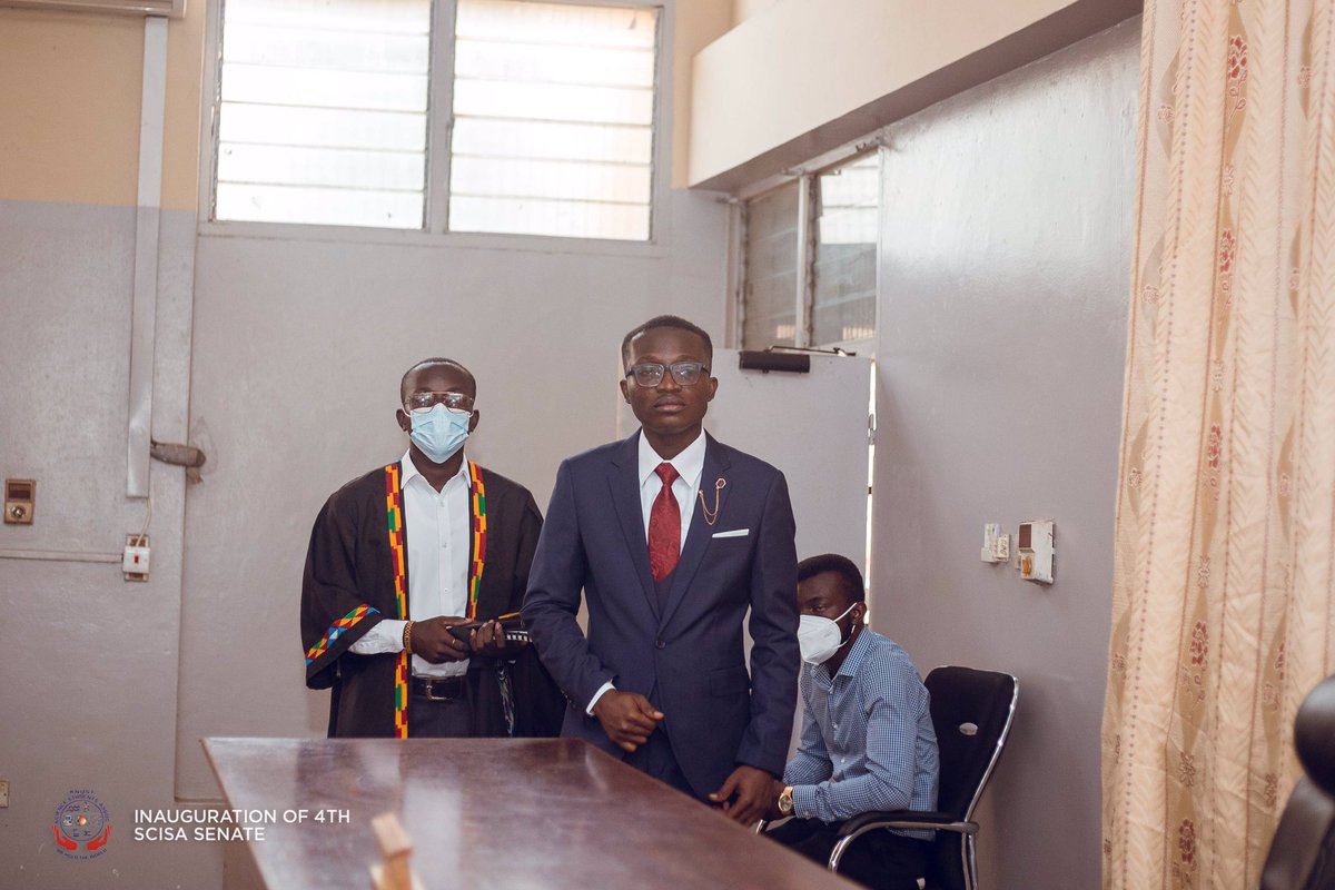 thescisasenate's tweet image. The Speaker, Rt. Hon. Enoch Nkansah Fordjour after his acceptance speech has called on Members of the Senate to work in harmony for the utmost interest of SCISANs.

He further assures the house his readiness to supervise a resolute, and committed Senate House.

#ScisaSenate