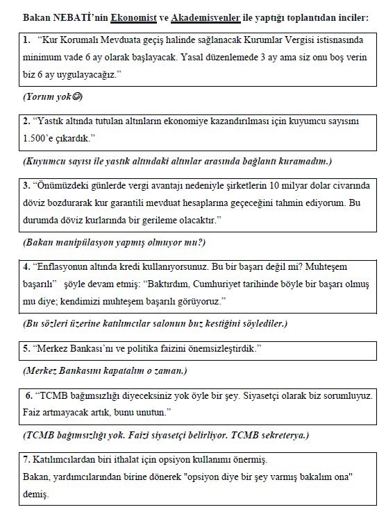senolbabuscu's tweet photo. Hazine ve Maliye Bakanı Nebati’nin Ekonomist ve Akademisyenler ile yaptığı toplantıda konuşulanlar… https://t.co/flsFbc6JdF