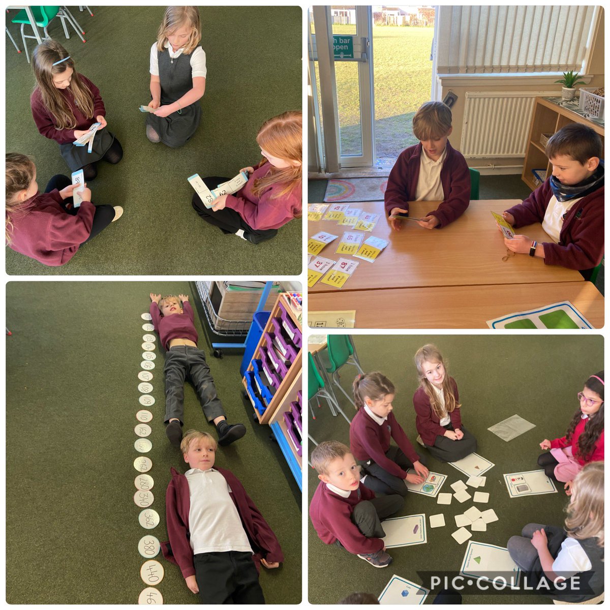 MissGraham_DP's tweet photo. Numeracy & Maths in P2/3 @DrakiesPS Busy children & so keen!Number lines,BIG numbers, 3D objects & using empty number lines for addition.Great to see the children using resources & teacher activities to guide their own learning too 👏👏 #numbertime #keenmathematicians #childled https://t.co/ydUrSBprpk