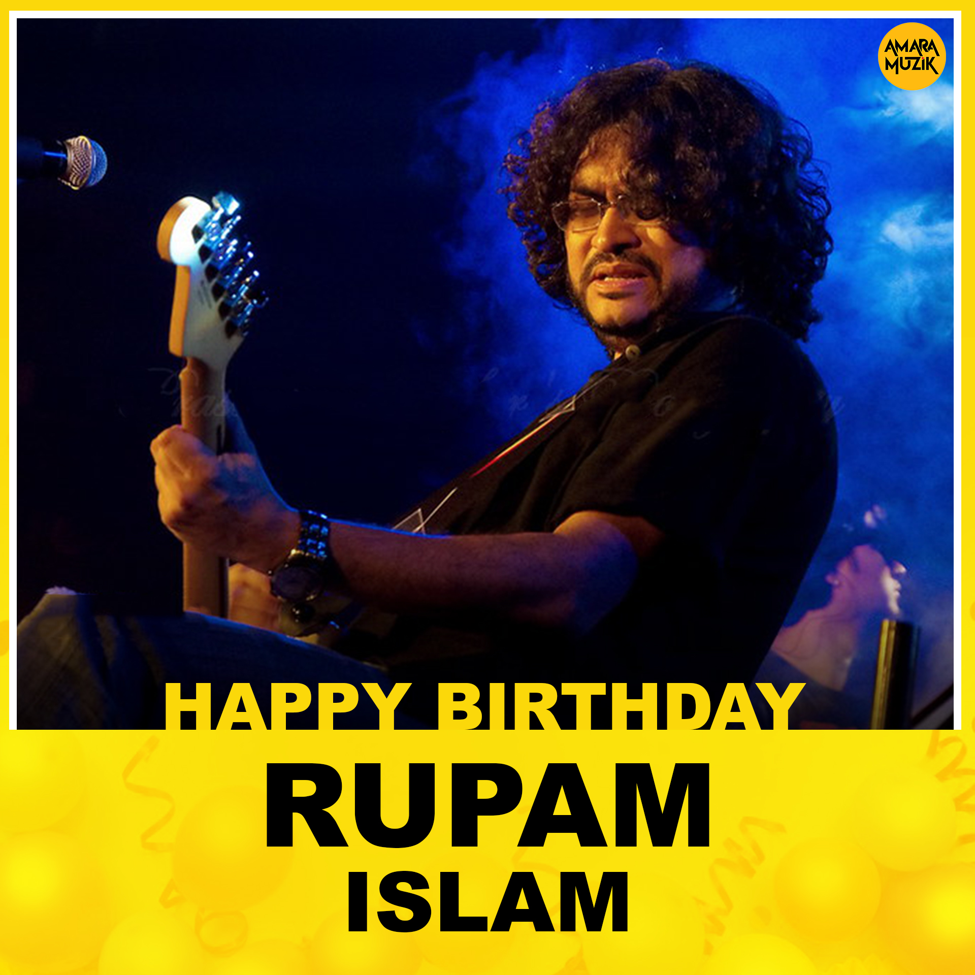 Team Amara Muzik Bengali wishes Singer Rupam Islam  a very Happy Birthday!!! 