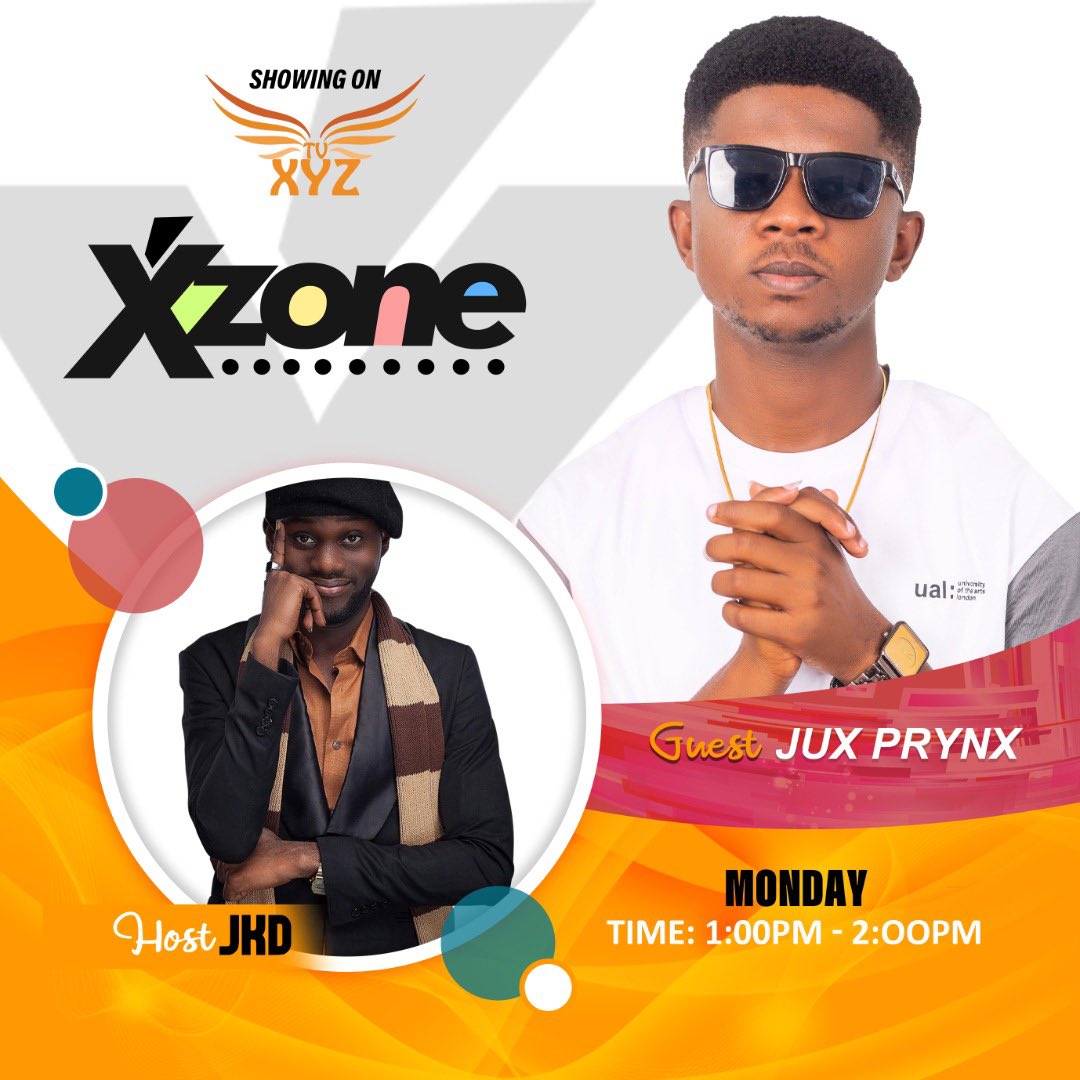Vbuqsworld's tweet photo. Music artiste @JuxPrynx makes first stop Tv interview with @JKD on Tv XYZ at 1pm after his listening party of the “Good News EP”. Tune in fam 🔥🔥🔥
#GoodNewsEP #Vbuqs https://t.co/NXusvedEp7