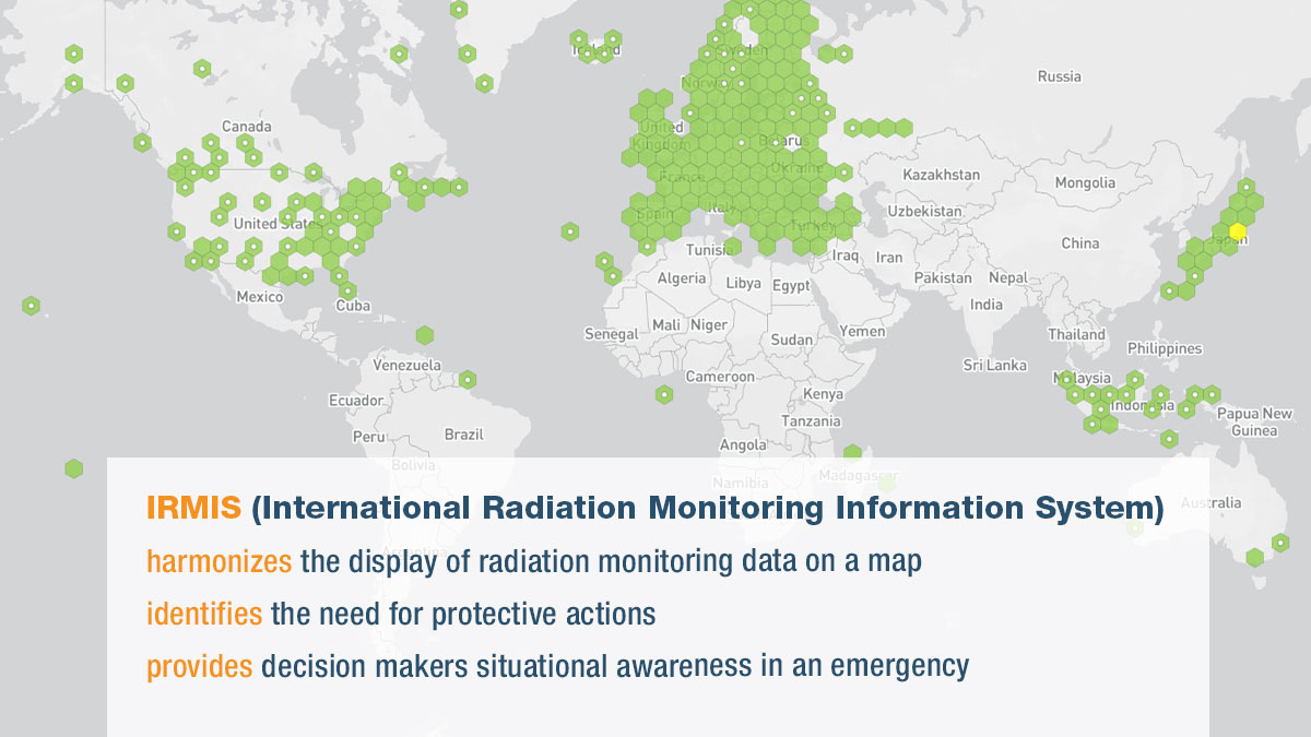 IAEANS's tweet image. IRMIS gathers gamma dose rate data, which is voluntarily reported from fixed monitoring stations worldwide (such as this new @myaelb station in 🇲🇾!)
The system also accepts data collected through temporary stations, hand-held measurements or mobile monitoring systems.