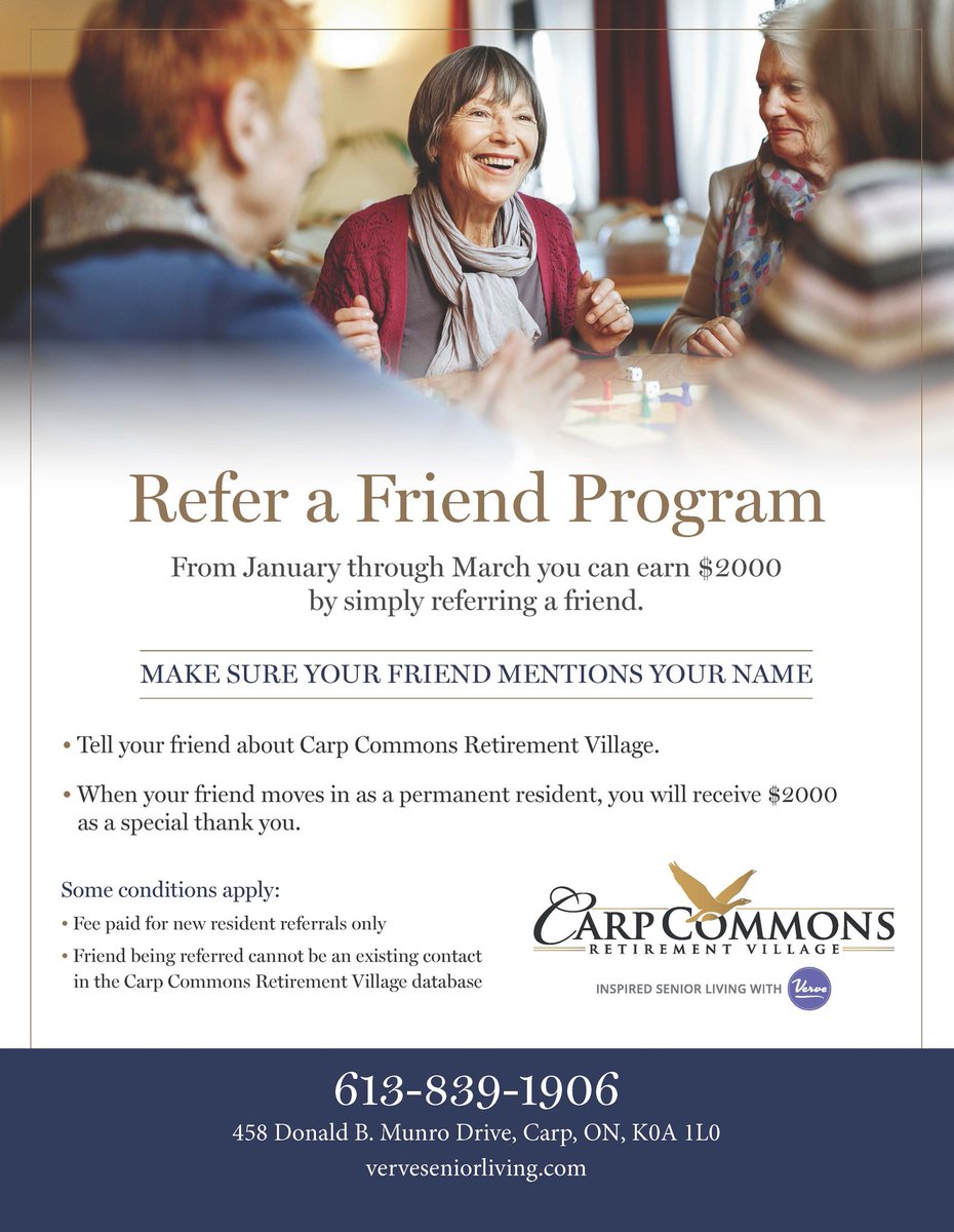 Carp Commons Retirement Village tweet media