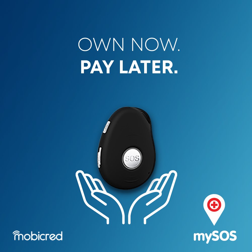 Get the best mobile panic button now and pay later!

1. Register with Mobicred: ed.gr/dux3u
2. Shop on mySOS: ed.gr/dux3v
3. Follow the checkout process
4. Choose Mobicred

If you have any difficulties, message us on whatsapp: 073 367 7315