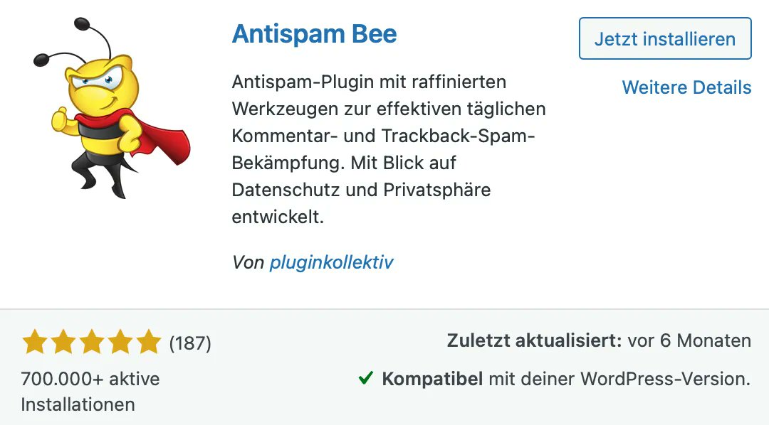 novatrend_ch's tweet photo. Erfolgreich gegen Kommentar-Spam mit der Antispam Bee und dem Pluginkollektiv https://t.co/fHZrgDfZoQ ^hg /@antispambee @pluginkollektiv https://t.co/DxM6LARszB
