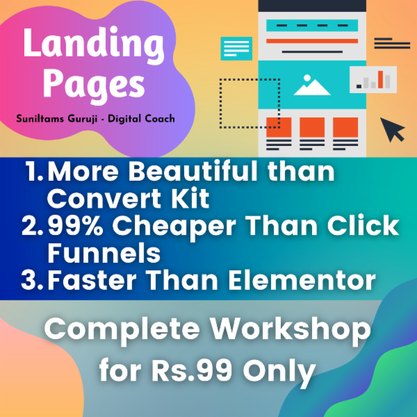 JustBaazaar's tweet photo. Top Landing Pages Workshop for Rs. 99 Only
https://t.co/d8MQqfh1fJ
#LandingPages #Convertkit #ClickFunnels #Elementor #RohanSapra #RusselBrunson https://t.co/B7AzKB9sRr