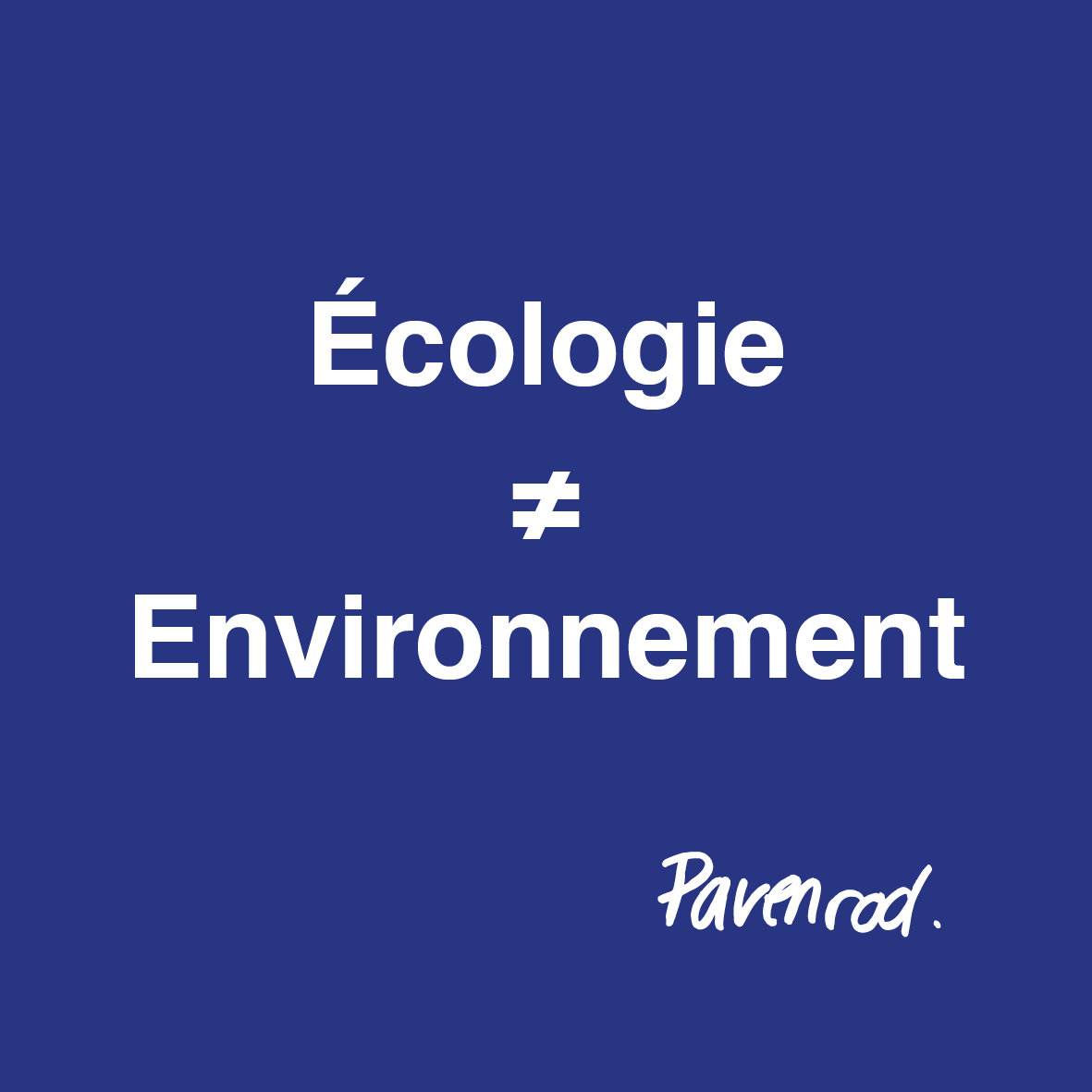 pavenrod's tweet photo. La différence entre écologie et environnement ?
L'écologie désigne la science qui étudie les interactions entre un organisme vivant et son milieu naturel, l'environnement fait référence au cadre naturel avec lequel l'Homme interagit et sur lequel ses activités ont un impact réel. https://t.co/63eu6YfJca