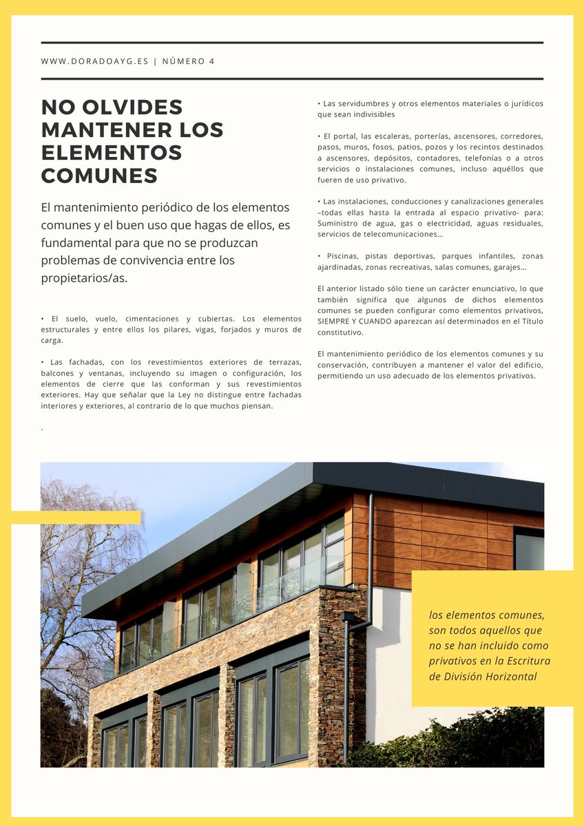 adorado_m's tweet photo. Te preguntas cuales son los #ElementosComunes en tu #ComunidadDePropietarios.
En nuestra revista 📰informativa nº 5, te aclaramos estas dudas, y como debes actuar.
#NosImportaTuVivienda, visita para más #consejos https://t.co/zi5EQLvqfi https://t.co/zmCcrkLIk9