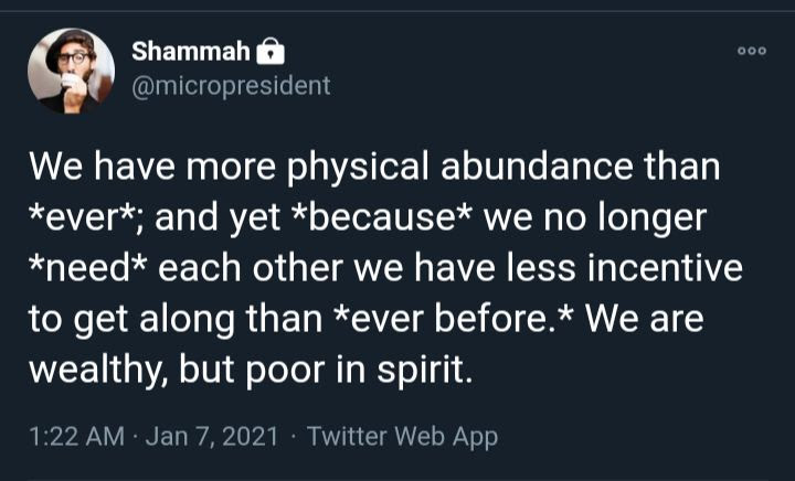 SeanBallard's tweet photo. This.
Happy to see more n more ppl waking up & coordinating since this tweet... #happinessonlyrealwhenshared #ParallelInstitutions #IUTU #BuildTheArk #LogosRising #Beartaria #NetworkState https://t.co/ukxLqMD9Uc