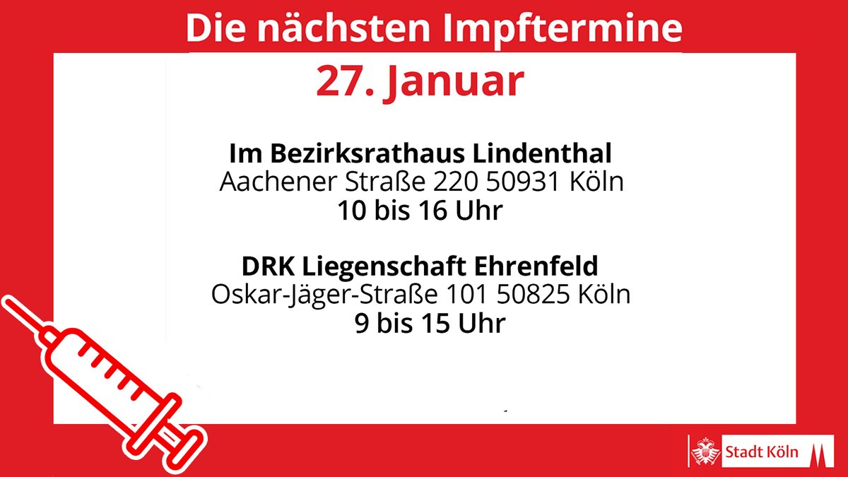 Koeln's tweet image. Wusstet ihr, dass man geboostert als #2GPlus gilt? Sobald ihr #geboostert seid, ist kein zusätzlicher Test z.B. für die #Gastronomie notwendig. In dieser Woche gibt es wieder einige Möglichkeiten sich ohne Termin #impfen zu lassen. Mehr unter: stadt-koeln.de/artikel/70610/…