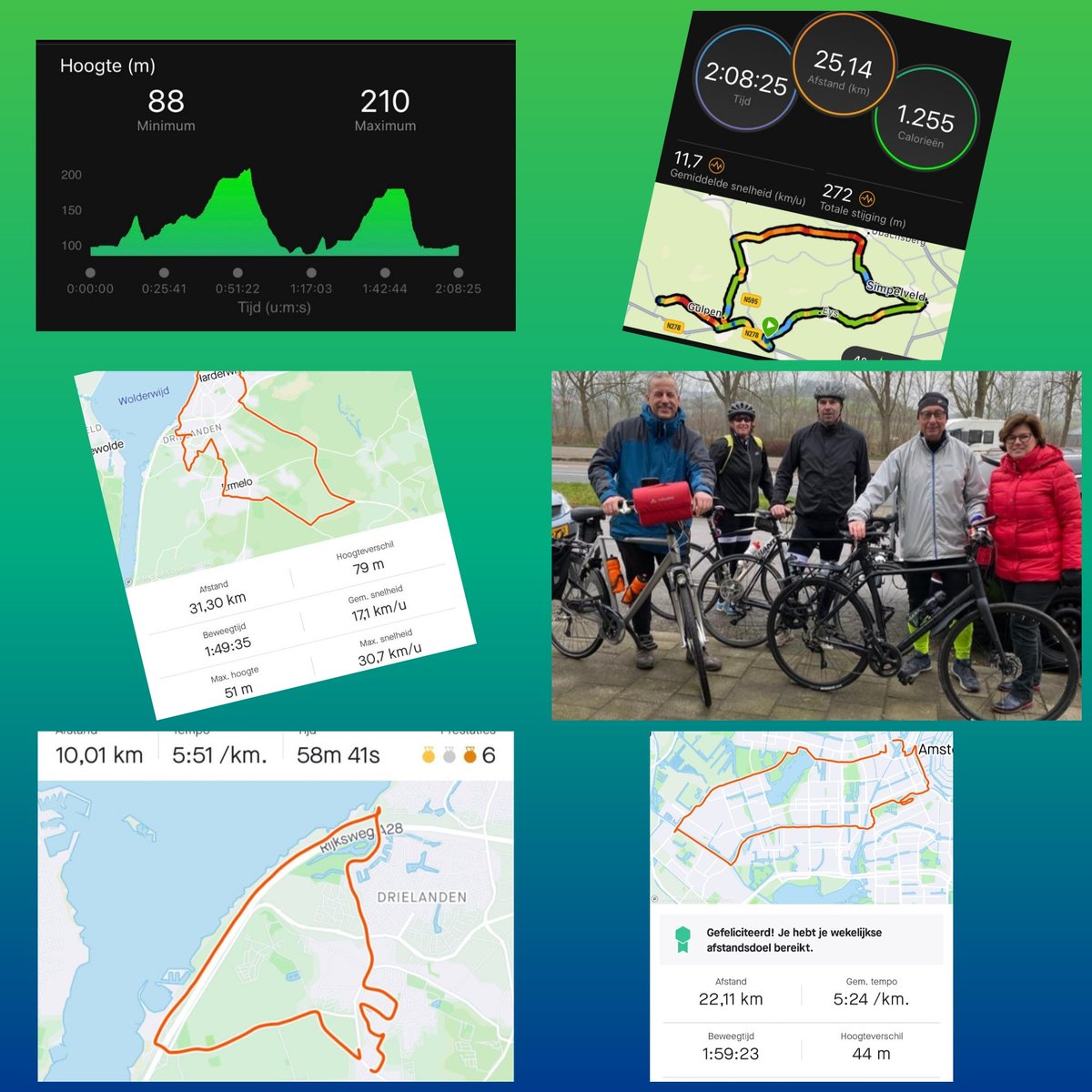 Nog ongeveer 130 dagen tot het roparun weekend. 
En afgelopen weekend is er weer flink getraind door onze teamleden. 💪🏼 #toppers 

#roparun #roparun2022 #trainen #sporten #sportenisgezond #goeddoel #goeddoelsteunen #palliatievezorg #pinksterweekend #aftellen #hardlopen #fietsen