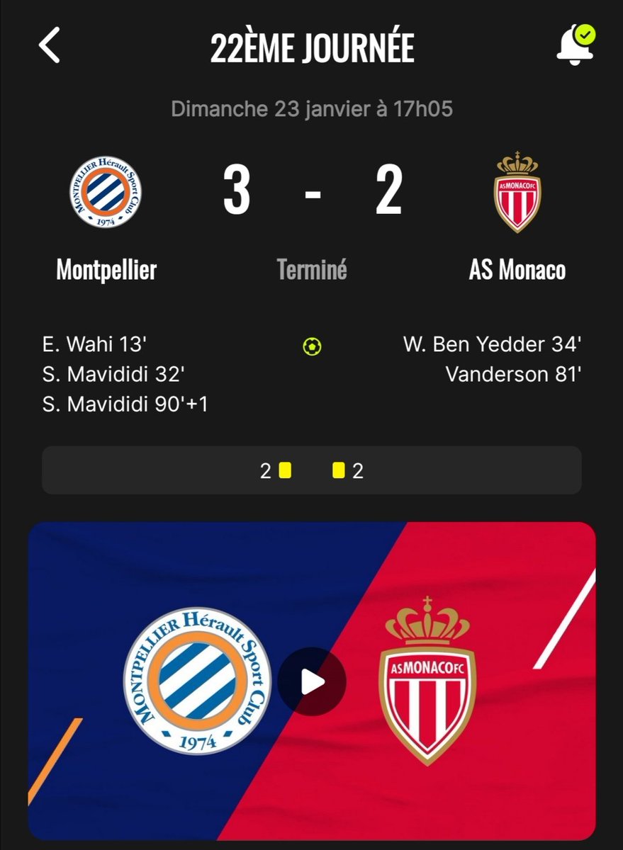 Encore merci @PartoucheSport pour les places #MHSCASM 3-2
Quel match ! Et idéalement placé pour le but de la victoire de @SMavididi9
#TeamMHSC @MontpellierHSC @AS_Monaco #Ligue1UberEats #Ligue1