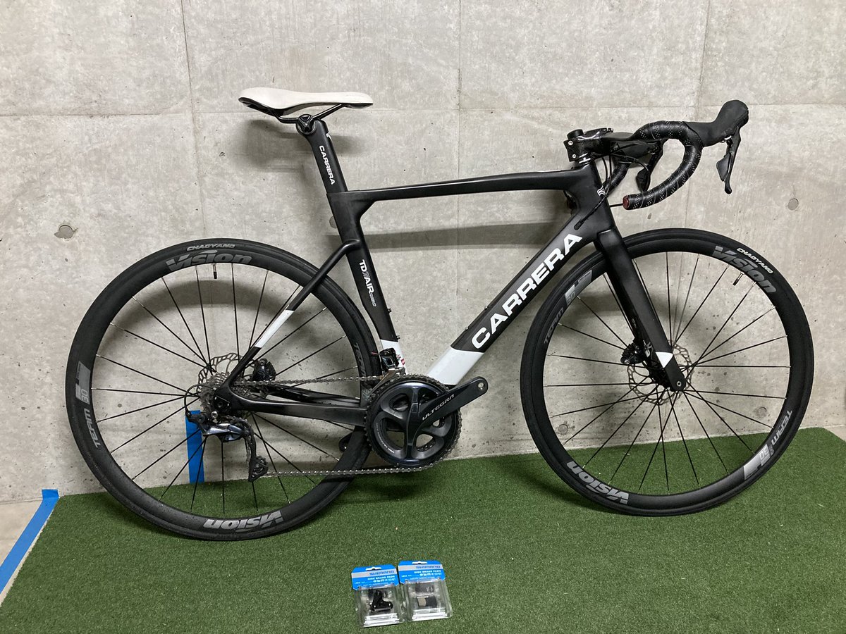 CARRERA TD01-AIR DISC 油圧ブレーキ紐変速ULTERGRA組 VISION TEAMS30
