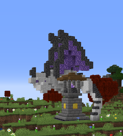 Lemon_2461's tweet photo. Finally finished that dragon statue. My elytra is safe, I hope. @MysticStars3 #LOESMP #LandsOfEnrie #Smallstreamer #minecraftbuilds https://t.co/DchjuMq7hI