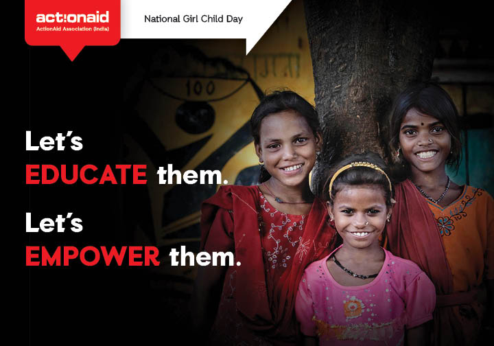 AaiaravindKumar's tweet photo. This #NationalGirlChildDay, let us resolve to ensure care &amp; protection &amp; promote health, nutrition &amp; education of all girls. Let us all do our bit towards enabling them to realise their full potential @ActionAidIndia https://t.co/nJgf9lvMnT