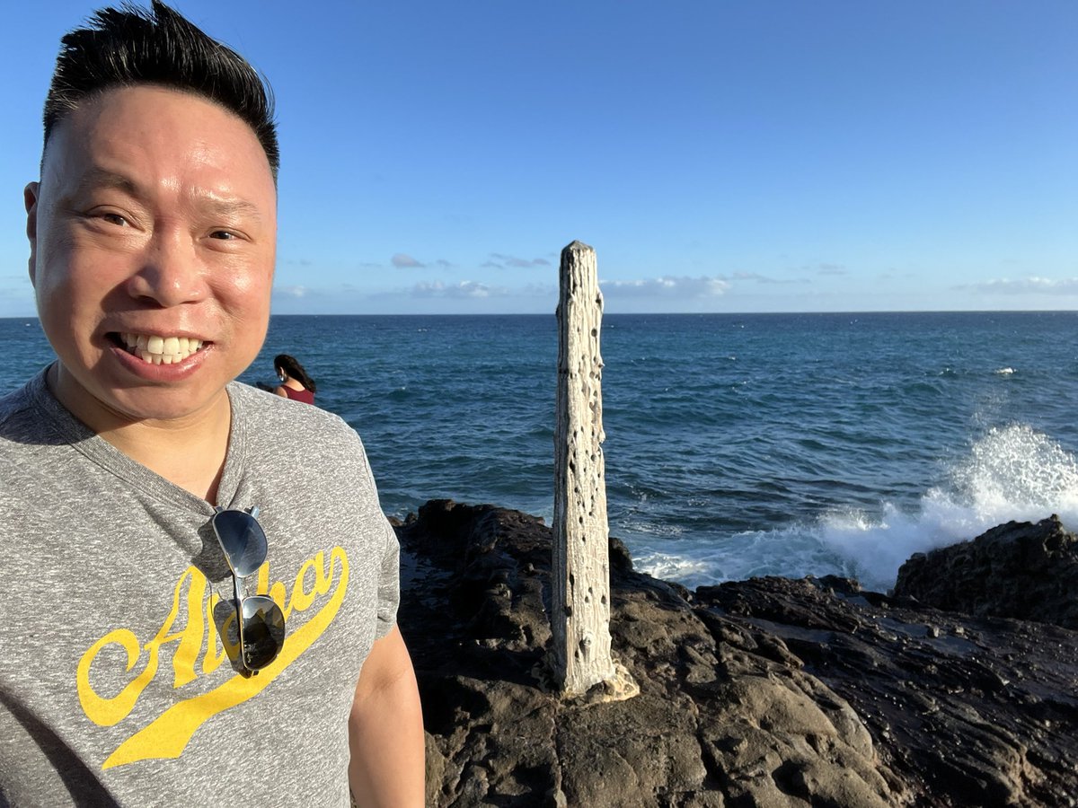 ericthomaschu's tweet photo. Right next to the Halona Blowhole is the #Halona Beach Cove. #DYK this was the site of the love scene between Deborah Kerr &amp; Burt Lancaster in the 1953 film #FromHereToEternity? The blowhole was used for a scene in #JurassicWorld : Fallen Kingdom. And then there’s this pole 🤷🏻‍♂️ https://t.co/33VLq6zkaT