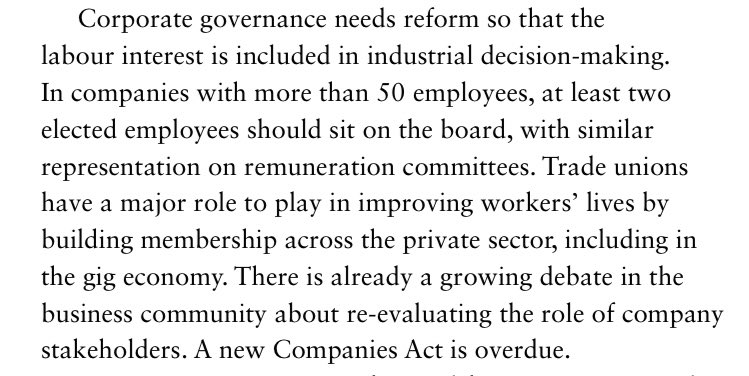 WorkerDirectors's tweet image. It is good to see strong support for greater democracy at work in the new @LabourTogether report, “Labour’s Covenant: A Plan for National Reconstruction”. labourtogether.uk/labours-covena…