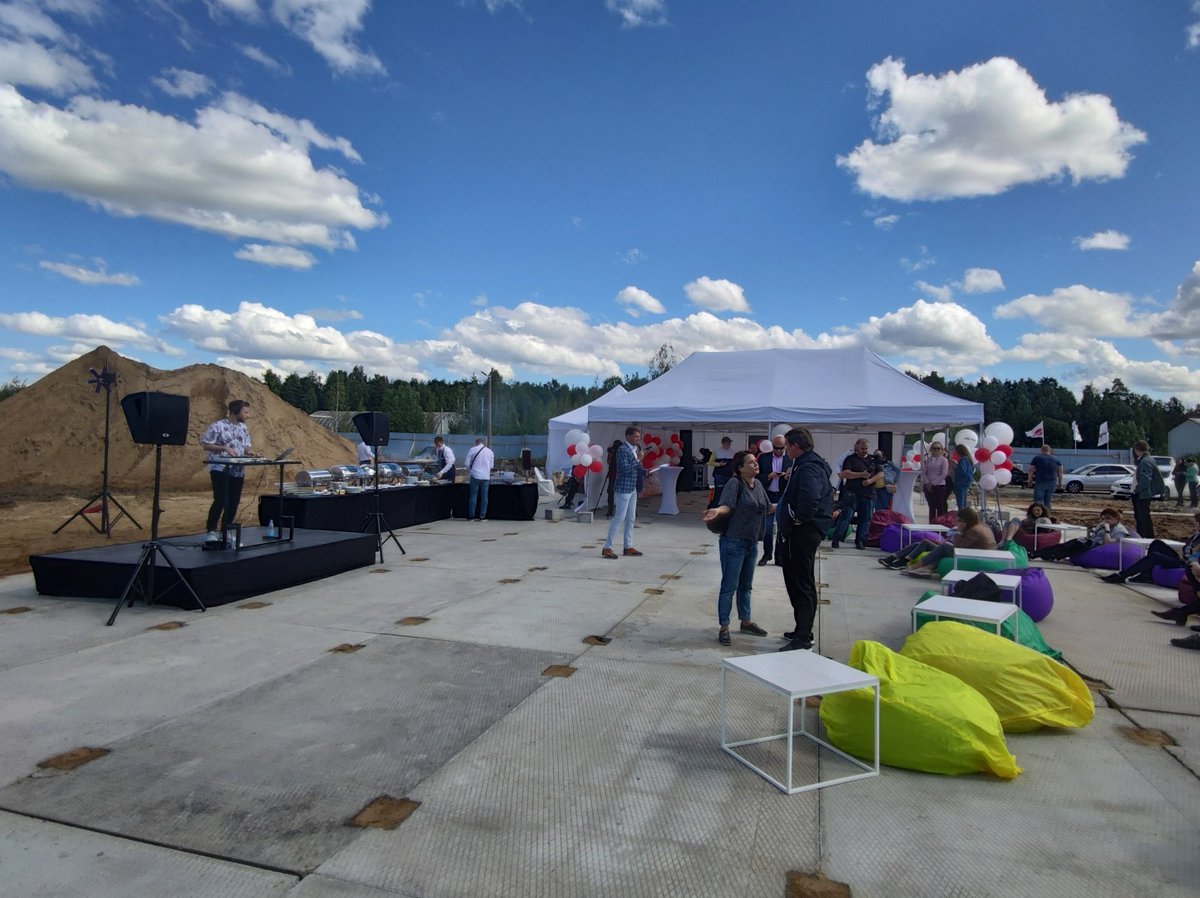 BVitrum's tweet photo. The construction of a new BioVitrum production complex is in full swing! 🧱 

The solemn ceremony of laying the first stone in the foundation of the production complex took place in August 2021. 🎉We have collected some photos from the ceremony for you.

#BioVitrum https://t.co/SI9lIrSTVj