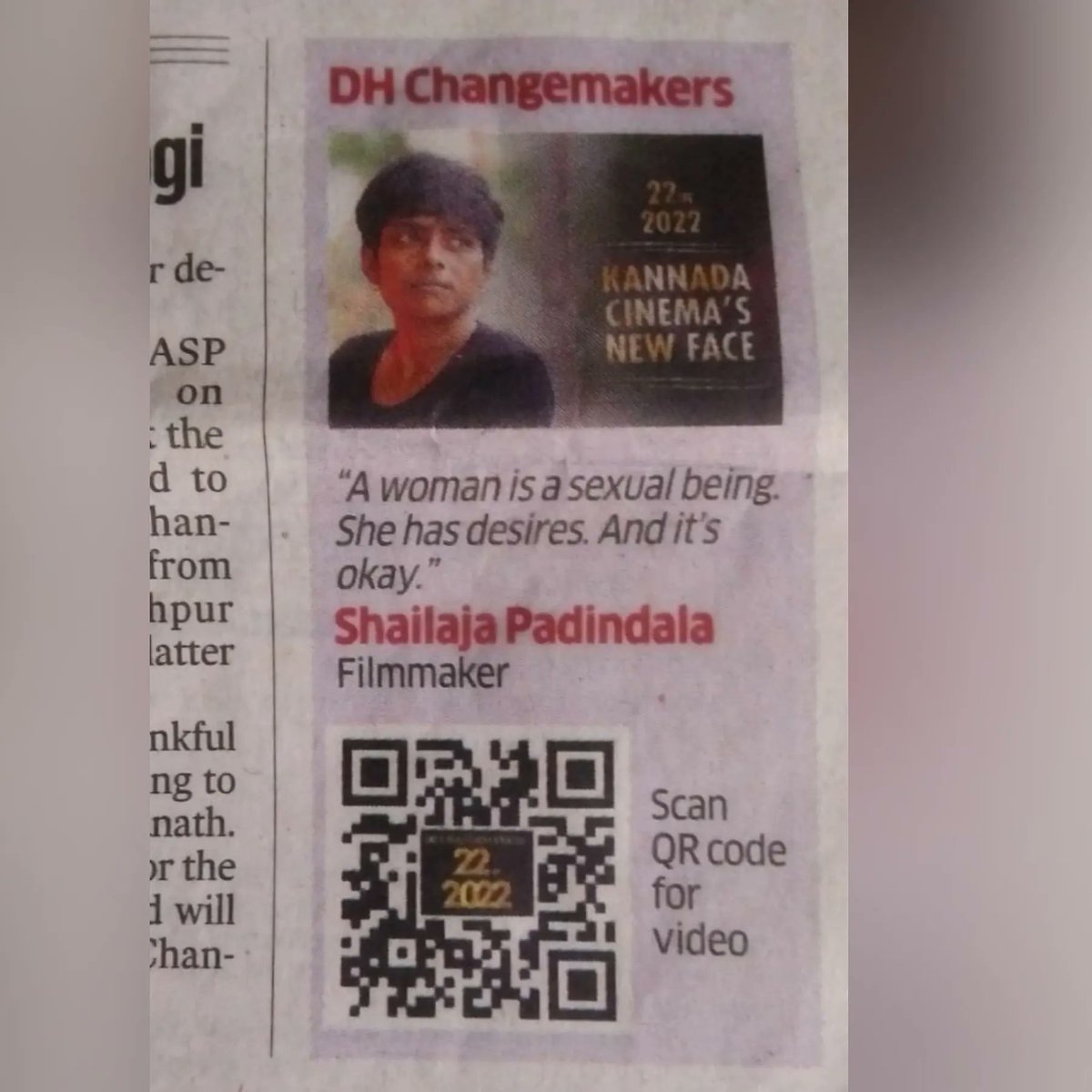 PadindalaShailu's tweet photo. Watch here https://t.co/lmTjXhwGzq
#Deccanherald #Changemakes2022 https://t.co/si0wOXChMP