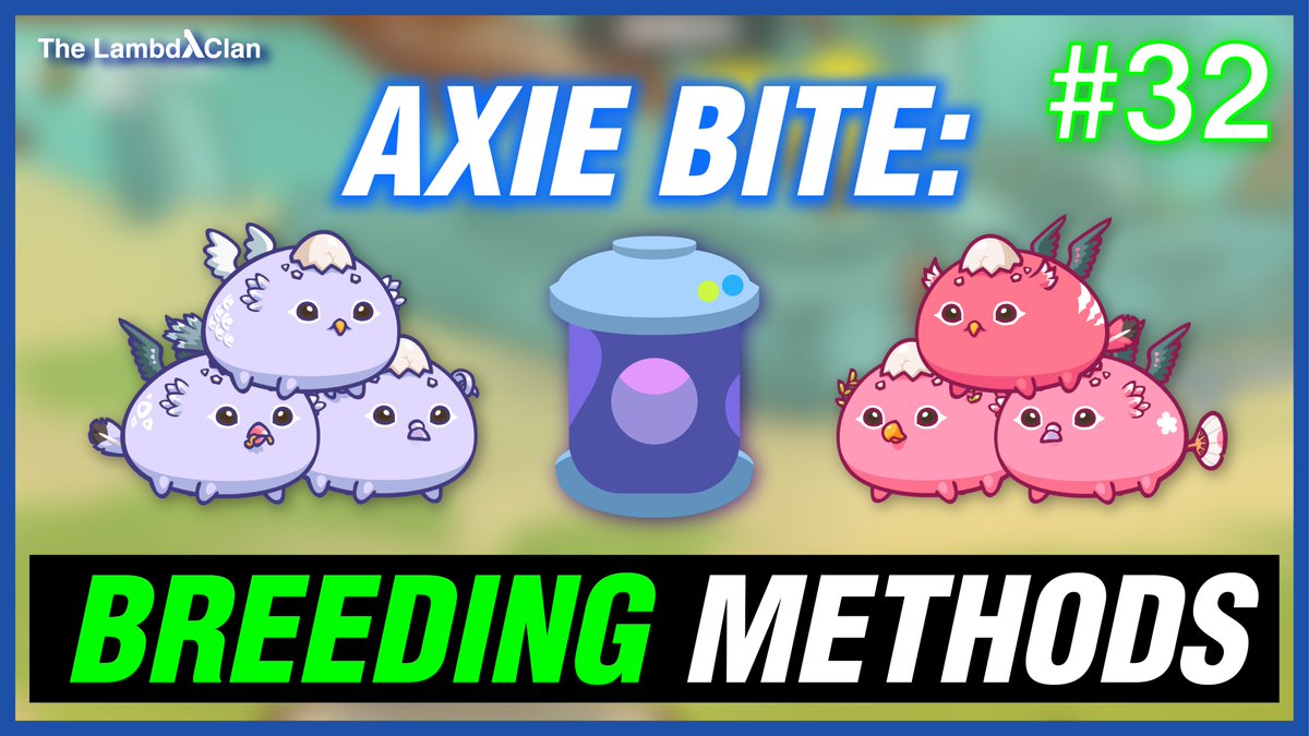 lambdaclan's tweet image. Learn how you can create a self-sustaining Axie farm with just 3 Axies:
youtu.be/fauv_T5jd_8

Subscribe to our YouTube channel here, with new videos every week: youtube.com/channel/UCVRrO…

#AxieInfinity #AxieScholarship #AxieInfinityScholarship #LambdaClan #AxieTips #AxieBites