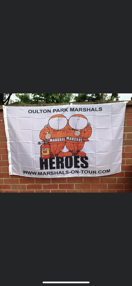 Many of our members Marshal at events overseas. Make sure you keep an eye out for this flag next time you’re watching motor racing on the TV #oultonmarshalsontour