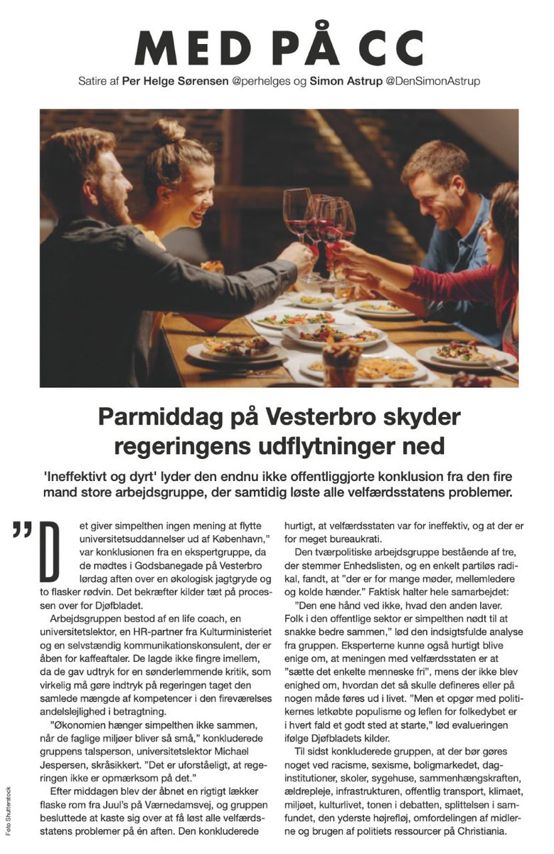 DenSimonAstrup's tweet photo. Breakingbjælkerne er tændt som tusind tilbudsaviser på @djoefbladet - @perhelges og jeg kan selvfølgelig ikke røbe vores kilder, men har gravet den her basker af en historie frem: "Pamiddag på Vesterbro skyder regeringens udflytninger ned".

#dkpol https://t.co/IcNyKrAB2n