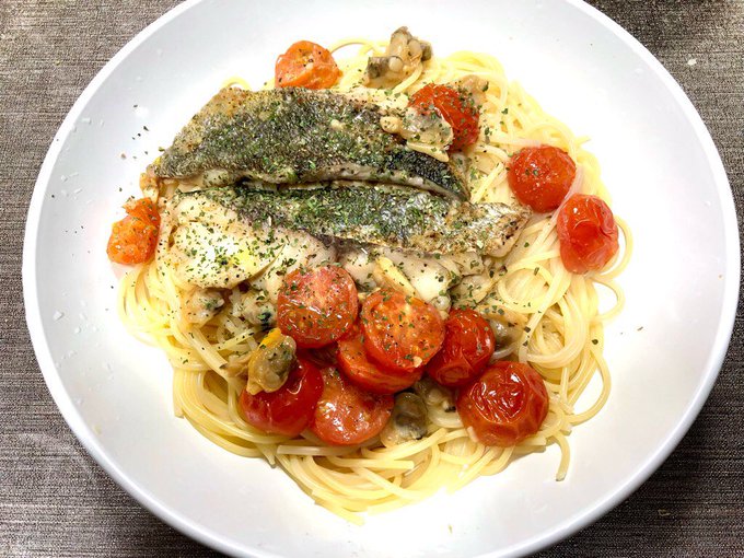 鱈の白ワインパスタ作ったーよ
(*^▽^*) 