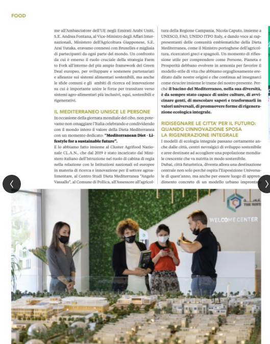 Ffoodinstitute's tweet photo. Da #ExpoMilano ad @expo2020dubai, passando per il #PaideiaCampus di #Pollica.
Il nostro attuale modello di #EcologiaIntegrale è vincente ed è l'unico strumento di cambiamento.
Su #TheMapReport l'intervista di @saroversi 👇 https://t.co/ncARC4AFWW