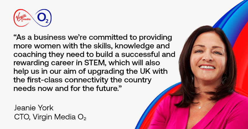 VMO2News's tweet photo. We’re proud to support @GirlsTalkLondon’s technology talent accelerator ‘Step Up’ – helping female university students across the UK pursue a career in technology.

#WomenInTech