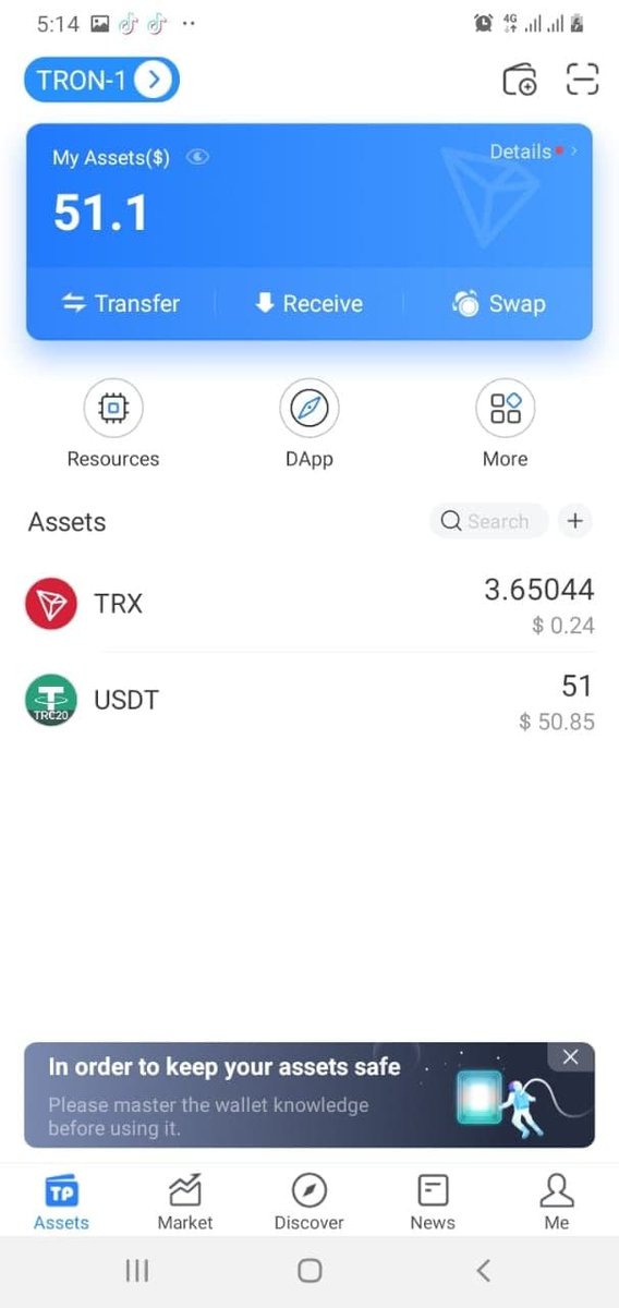 Khyylim's tweet photo. 7 New Clients Last week so what are you waiting for Message me for more question Its a FREE ACTIVATION. Just need At least 51USDT to invest. It's a risk free and you can earn Daily Profit.
#tokenpocketwallet
#tronlinkprowallet https://t.co/ADDqAlLXE7