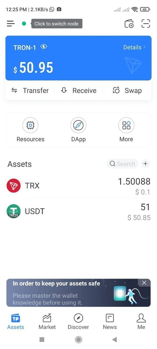 Khyylim's tweet photo. 7 New Clients Last week so what are you waiting for Message me for more question Its a FREE ACTIVATION. Just need At least 51USDT to invest. It's a risk free and you can earn Daily Profit.
#tokenpocketwallet
#tronlinkprowallet https://t.co/ADDqAlLXE7