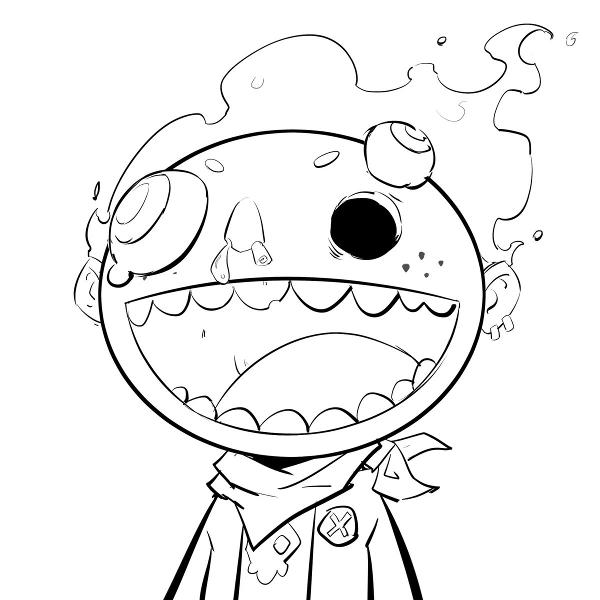Nftbigboy's tweet photo. An evil spirit knight with a cold and a flame on his head! Do you prefer a shaded face or a unshaded face! by——bite dream|KarafuruNft#7793 
@KarafuruNft
#KarafuruNFT https://t.co/T7kcIS9JPK