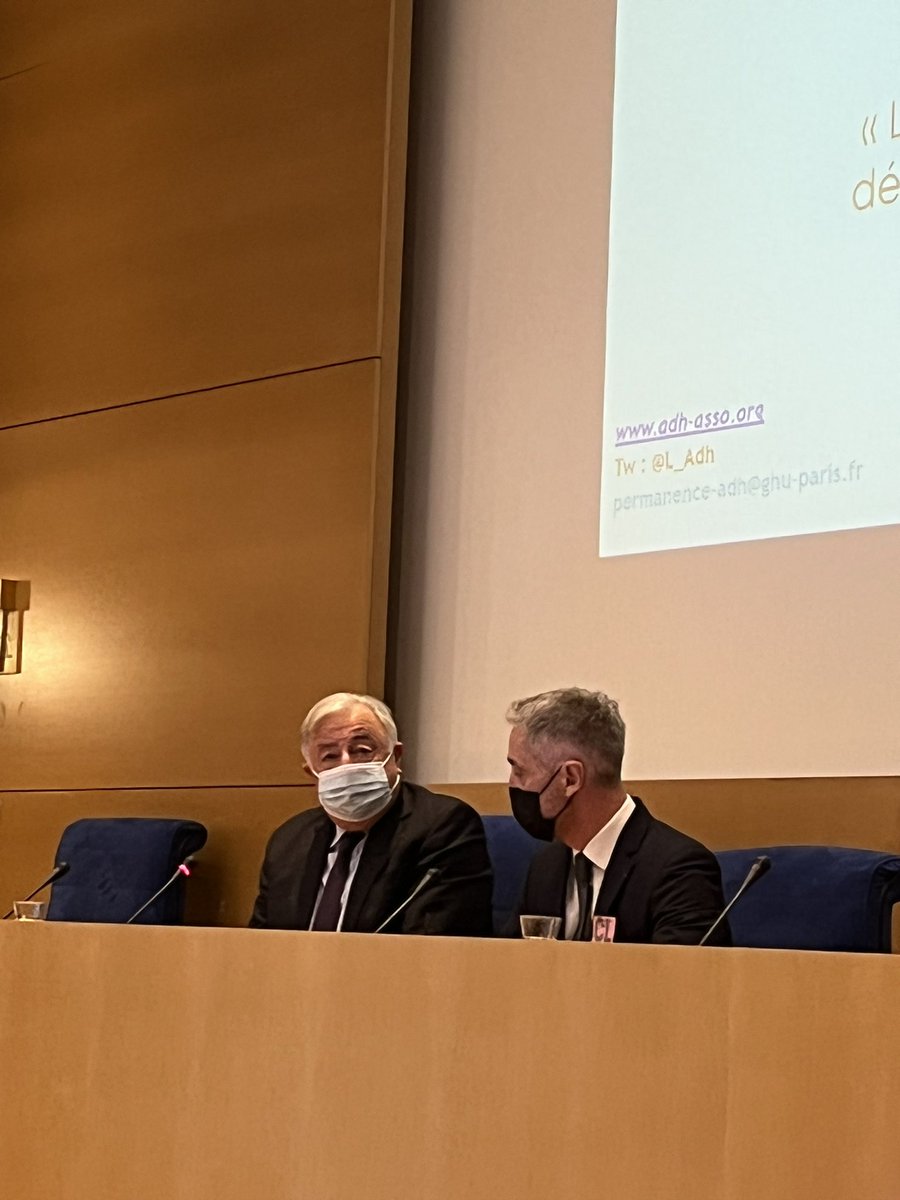 Ouverture de la journée Éthique de @L_ADH, le Président du Sénat , Gérard Larcher « salue la mobilisation et la résilience de tous les personnels hospitaliers »