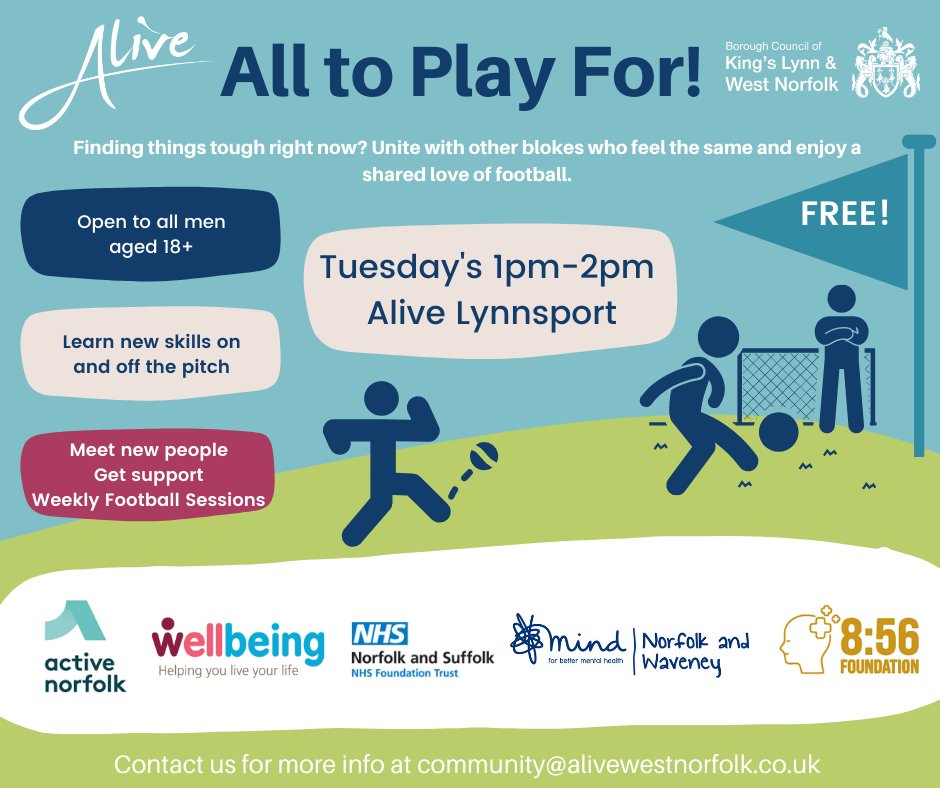 AliveActiveCom's tweet image. Looking forward to talking about #AllToPlayFor this morning on @RadioWNorfolk To listen in go to: radiowestnorfolk.co.uk/how-to-listen/