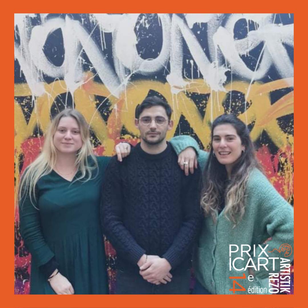 ICARTistikRezo's tweet image. Federica, Pauline et Marvin forment le pôle technique. Ils allient créativité et maîtrise technique pour concevoir la scénographie et accompagner les 10 candidats sélectionnés dans le montage et démontage de l'événement.
#prixicartartistikrezo #technique #fluctuart #scénographie