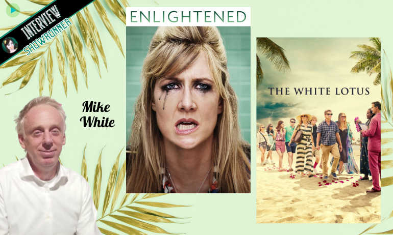 BetaSeriesNews's tweet photo. [VIDEO] Interview Showrunner Mike White ! https://t.co/extrvMHk8d https://t.co/xBsrQdSYPt