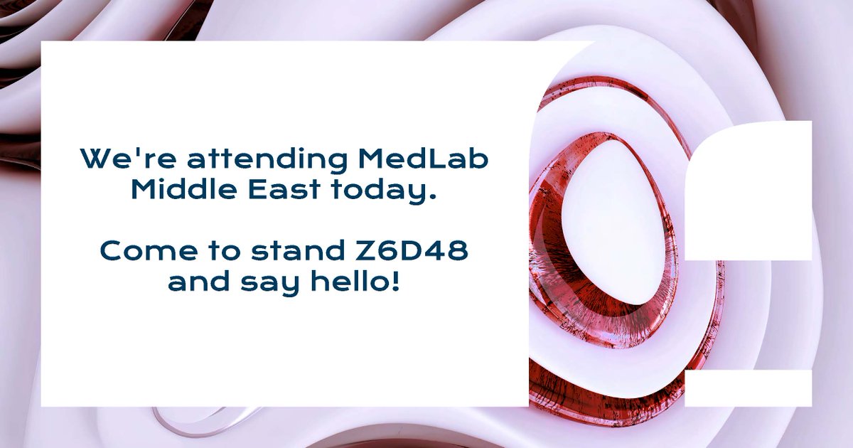 LGCAXIO's tweet photo. We're attending Medlab Middle East 2022 today. If you are attending please come and say hello to Dominic Hasson at stand Z6D48.

https://t.co/8c5bHEVdbA

#scienceforasaferworld #MedlabME #MedlabME2022 https://t.co/aVsCiIAh7o