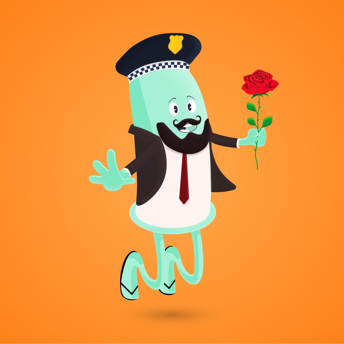 Soldomsteam's tweet photo. You know how speed dating works, right? 🍷

Meet Soldom, the police captain. He may seem brutal from the outside, but he's actually quite soft-hearted. The captain will shower you with flowers and tickle you with his bushy beard whenever you're around 🍑 https://t.co/KW8qHe3P0S