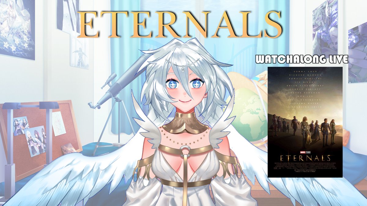 Warene_ch's tweet photo. [🔴LIVE WATCHALONG ] มานั่งดู ETERNALS กันเถอะ 
24/01 19.30 น.

อารมณ์แบบไปดูหนังกับเพื่อนแล้วมีคนคอยเม้าท์อยู่ข้างๆล่ะ ถ้าว่างก็แวะมาดูด้วยกันได้นะคะ!✨

https://t.co/Nbs3Q8iyvP 

#Ware_live https://t.co/1FcY5eOkJE